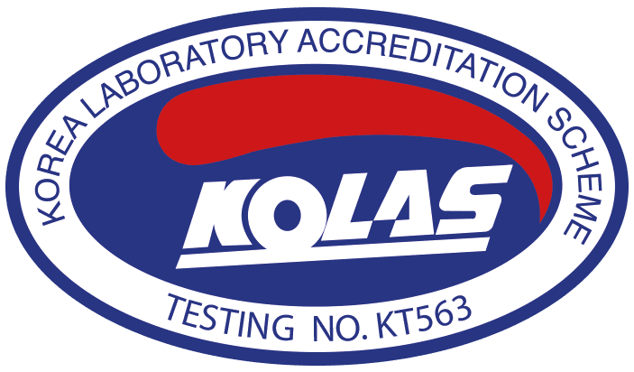 KOLAS試験機関認定マーク KT563